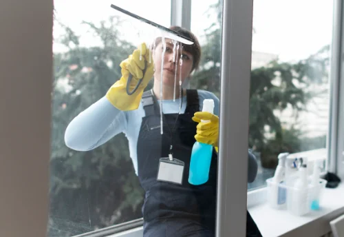 Nettoyage de vitres intérieures et extérieures à Sologny
